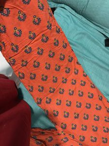 Women's Red Printed Jumpsuit