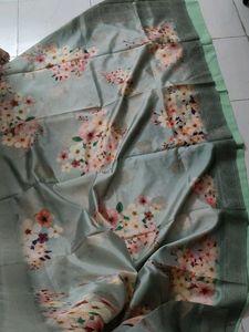 New ,Pastel Green Origanza saree