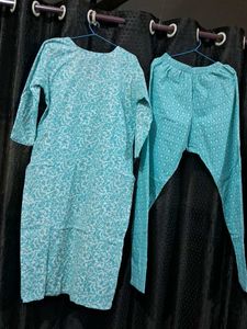 Beautiful Teal Kurta Set