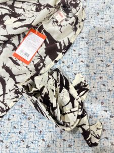 Completely new Stylish Abstract Print Shirt Dress
