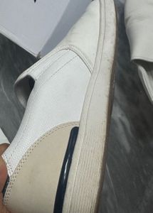 ALDO White Slip-On Shoes