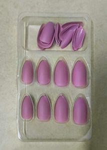 Mauva Matte light purplish Press-On Nails
