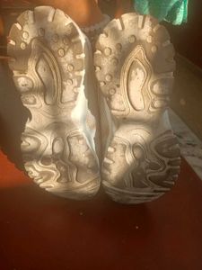 Women's Chunky white Sneakers holographic