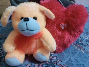 Completely New Set Of Soft Teddy &amp; Heart Shape || Cute As A Gift Also