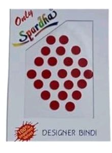 Spradha Red Velvet Bindi No 10