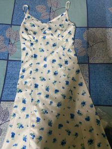 Floral Midi Dress with Cardigan