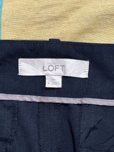 LOFT Dark Navy Formal Trousers | 26 Waist