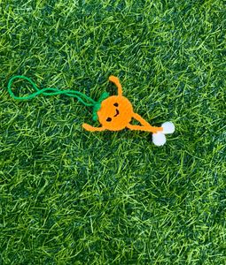 Cute Handmade Crochet Orange Keychain 🍊 | 2 piece