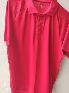Adidas Pink Polo T-Shirt