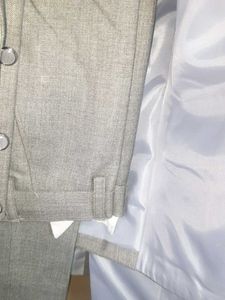 new 👌😊📦📣Men's Light Gray Suit 3-Piece