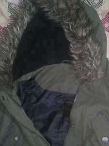 olive green jacket