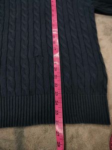 US Polo Cable Knit Pullover Sweater