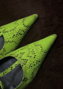 H&amp;M women snakeskin-patterned heels