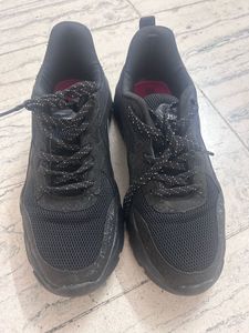 ASIAN Black Mesh Sneakers