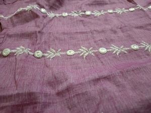 Beautiful Straight Kurti With Embroidery And Mirro