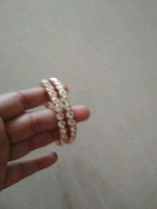 Sparkling Crystal Bangles Set