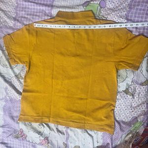 🔥 Stylish Solid Orange Shirt – Medium (M)