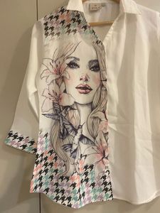 Zola Graphic Print Top