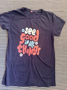 Navy Blue Graphic T-Shirt