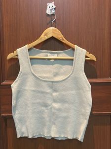 Women's Cream Knit Tank Top