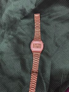 Casio Vintage Rose Gold Digital Watch