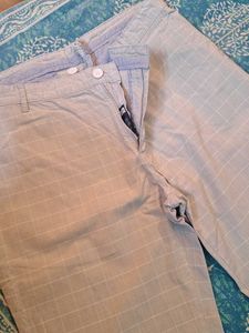 Men's Checked Casual Trousers