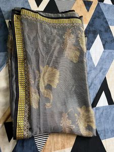 Black Fancy Saree with blouse