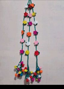 Handmade Crochet Flower Paranda -set of 2