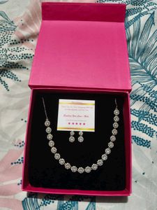silver neck anti tarnish necklace