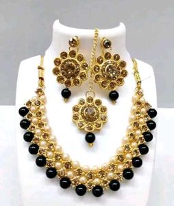 Jewellery Set Grey  With Earrings