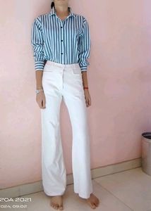 Formal White 🤍 Trousers