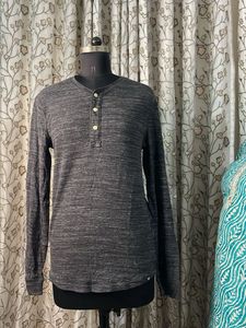 Men's Long Sleeve Henley Shirt