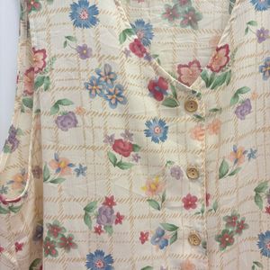 Vintage Cream Coloured Vest