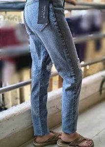 Light Wash Ripped Jeans