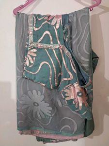 Ombre Saree With Blouse