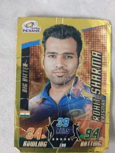 Cricket attax Rohit Sharma 2015 Gold Card