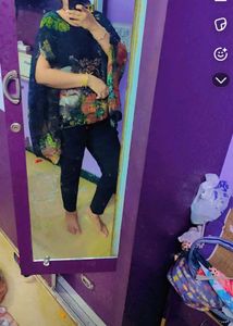 Stylish Printed Kaftan Top