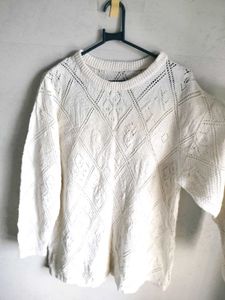 Cream Knit Sweater