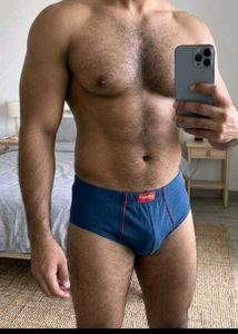 Men's Blue Briefs L size new unused