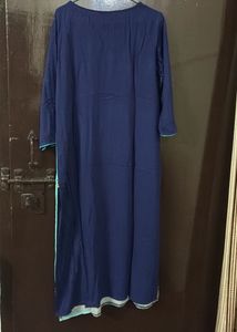 Stylish Navy Blue Printed Kurta