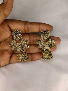 Vintage Style Peacock Drop Earrings