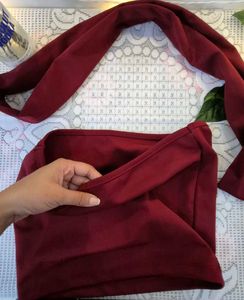 Stylish Maroon Tube Top