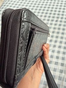 Original Guess Black Monogram Wallet