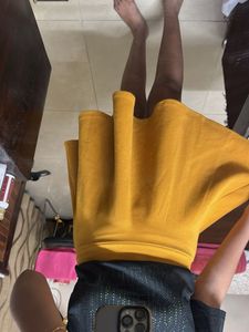 Mustard Skater Skirt