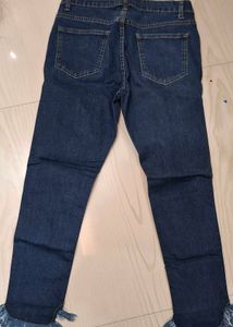 Women Blue Skinny Fit Mid-Rise Mildly Distressed S