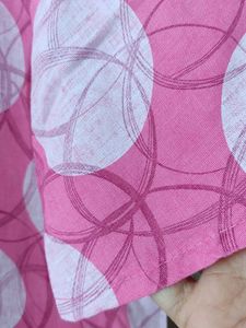 Linen Pink Polka Dot Blouse