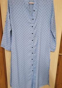 Blue Polka Dot Dress Never Used