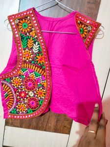 Pink Embroidery Koti