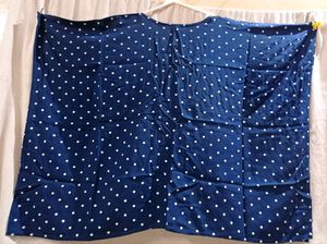 Navy Blue Polka Dot Kaftan