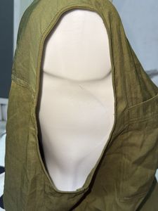 Olive Green Sleeveless Button-Up Top